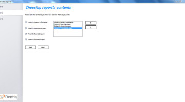 DENTIA Reporting System, access any information with the custom report writer. Use the advanced DENTIA report writer to obtain any and all information you would ever want or need in order to make your practice run smoothly.