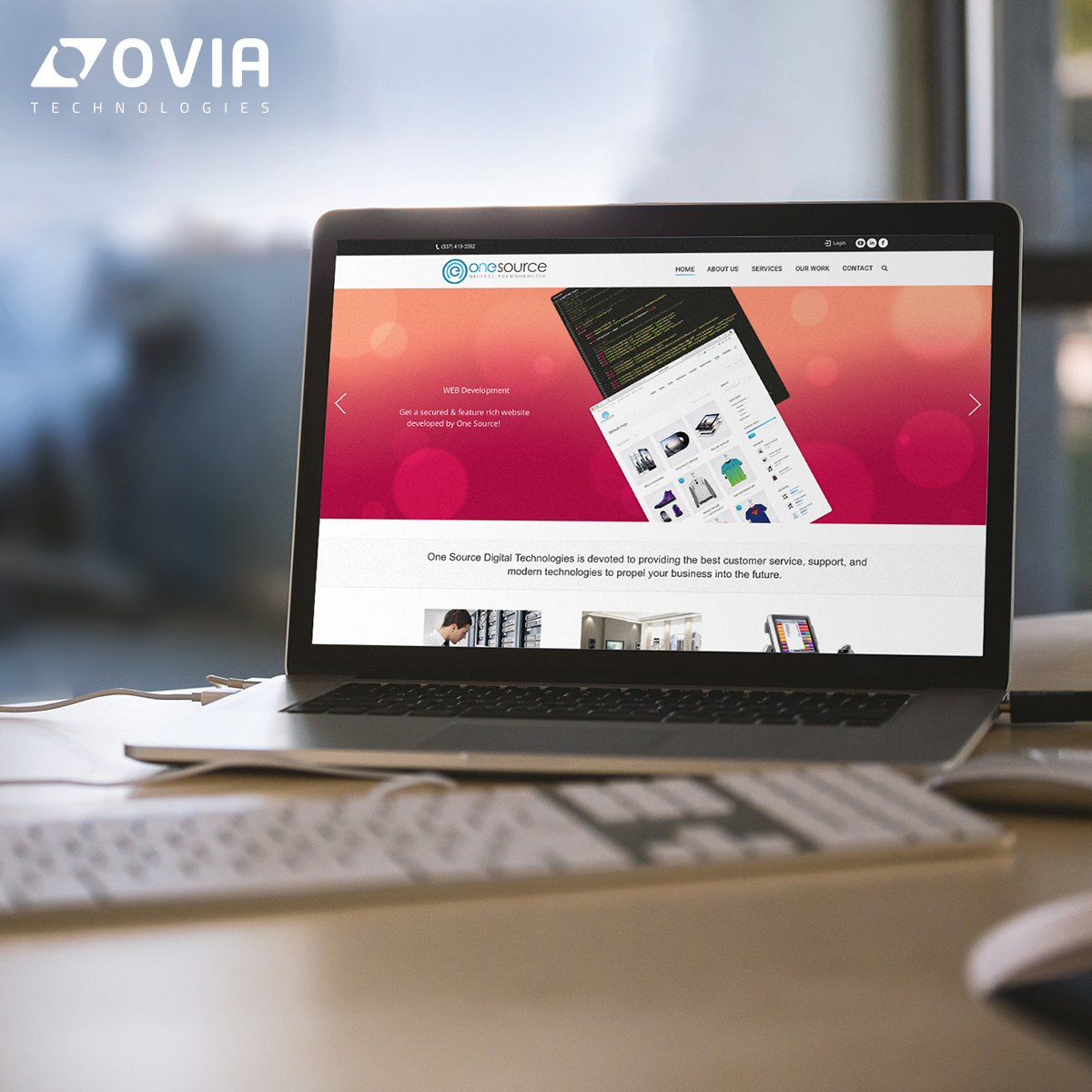 One source Digital Website - OVIA Technologies